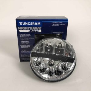 Tungsram Nighthawk LED 7'' round sealed beam replacement Headlight- Replaces H6024