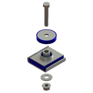 ATRO Polyurethane Engine Mount kit (Front) for International Trucks - MM55-62002-HT