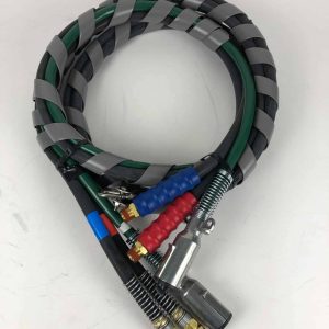 Fleetrite Complete Air/Power cable and hose assembly 12' with ABS