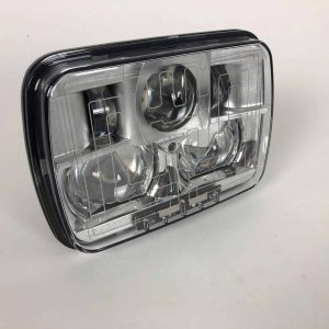 J.W. Speaker 5''x7'' 8910 Evo 2 Led Headlight- Chrome Housing, Heated Lens