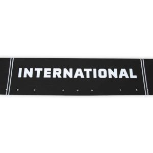 Quarter Fender Mudflap, black with International logo