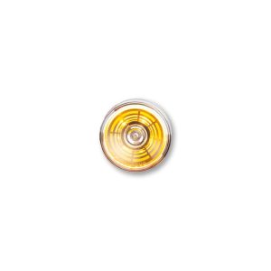 LED 2'' Round Abyss Light- Amber LED/Clear Lens