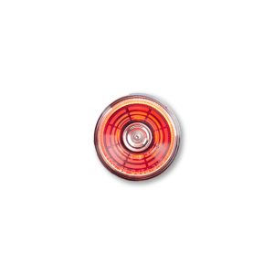 LED 2.5'' Round Abyss Light- Red LED/Clear Lens