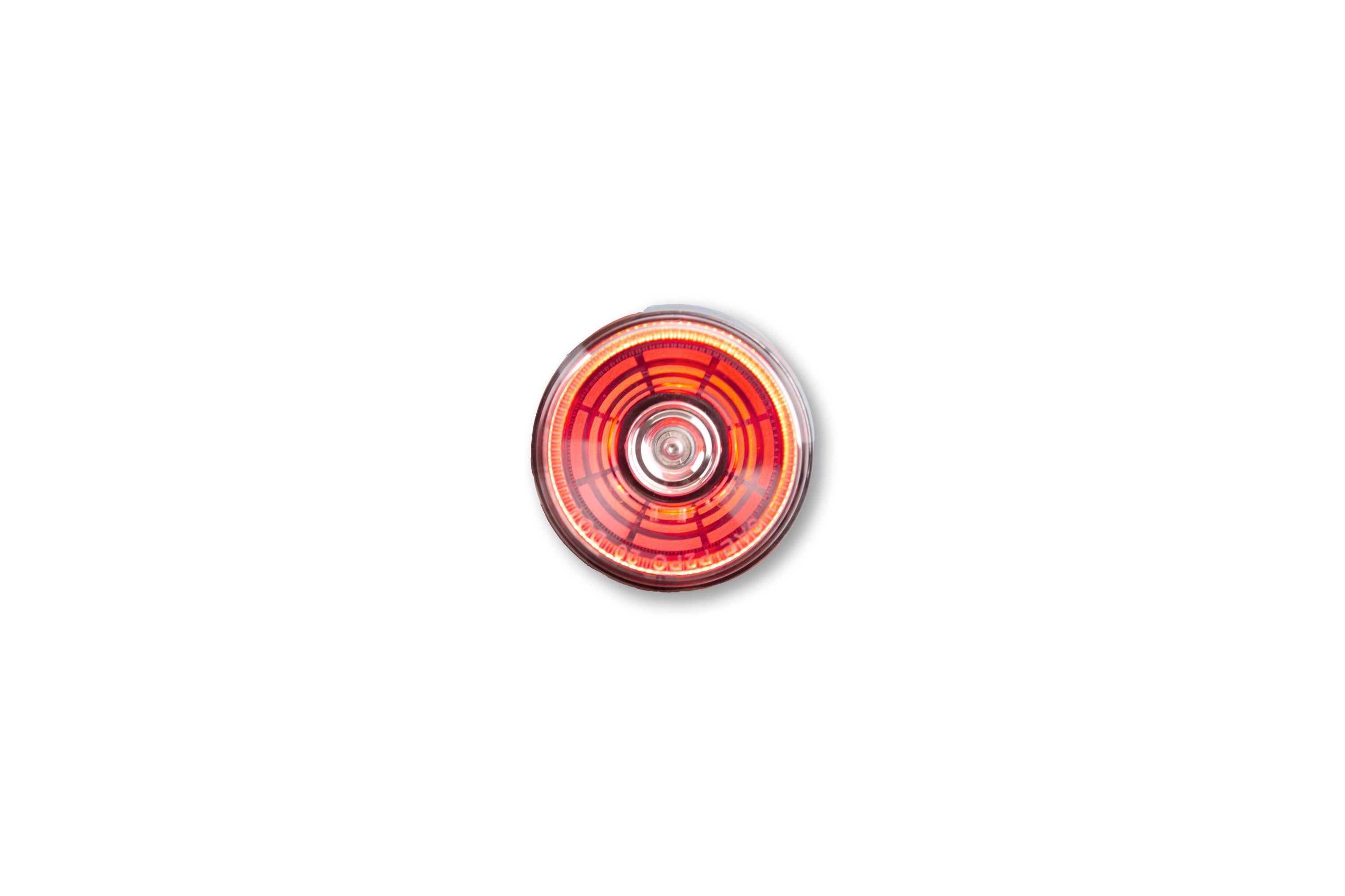 LED 2.5'' Round Abyss Light- Red LED/Clear Lens 1 LED 2.5'' Round Abyss Light- Red LED/Clear Lens