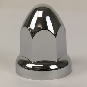 Economy Chrome Dome plastic Nut Covers 33mm wheel nut- 60 pack